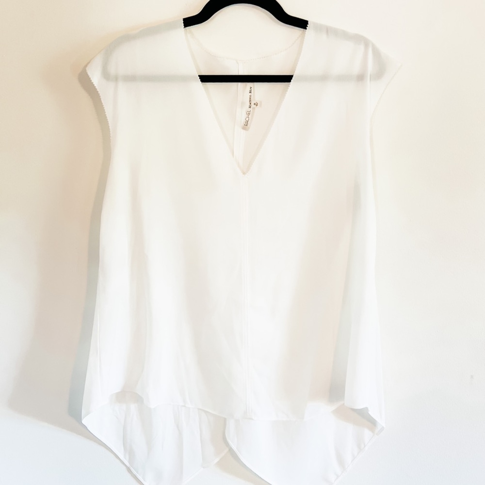 Rachel Roy Sleeveless White Blouse ~ Brand New without Tags ~ Size Medium